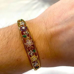 Bradford Exchange Floral Bracelet